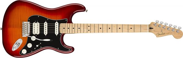 Fender Player Stratocaster HSS Electric Guitar - Maple Fingerboard - Aged Cherry Burst - Plus Top