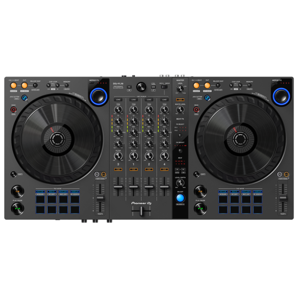 Pioneer DJ DDJ-FLX6-GT – 4-channel DJ controller for multiple DJ applications (Graphite)